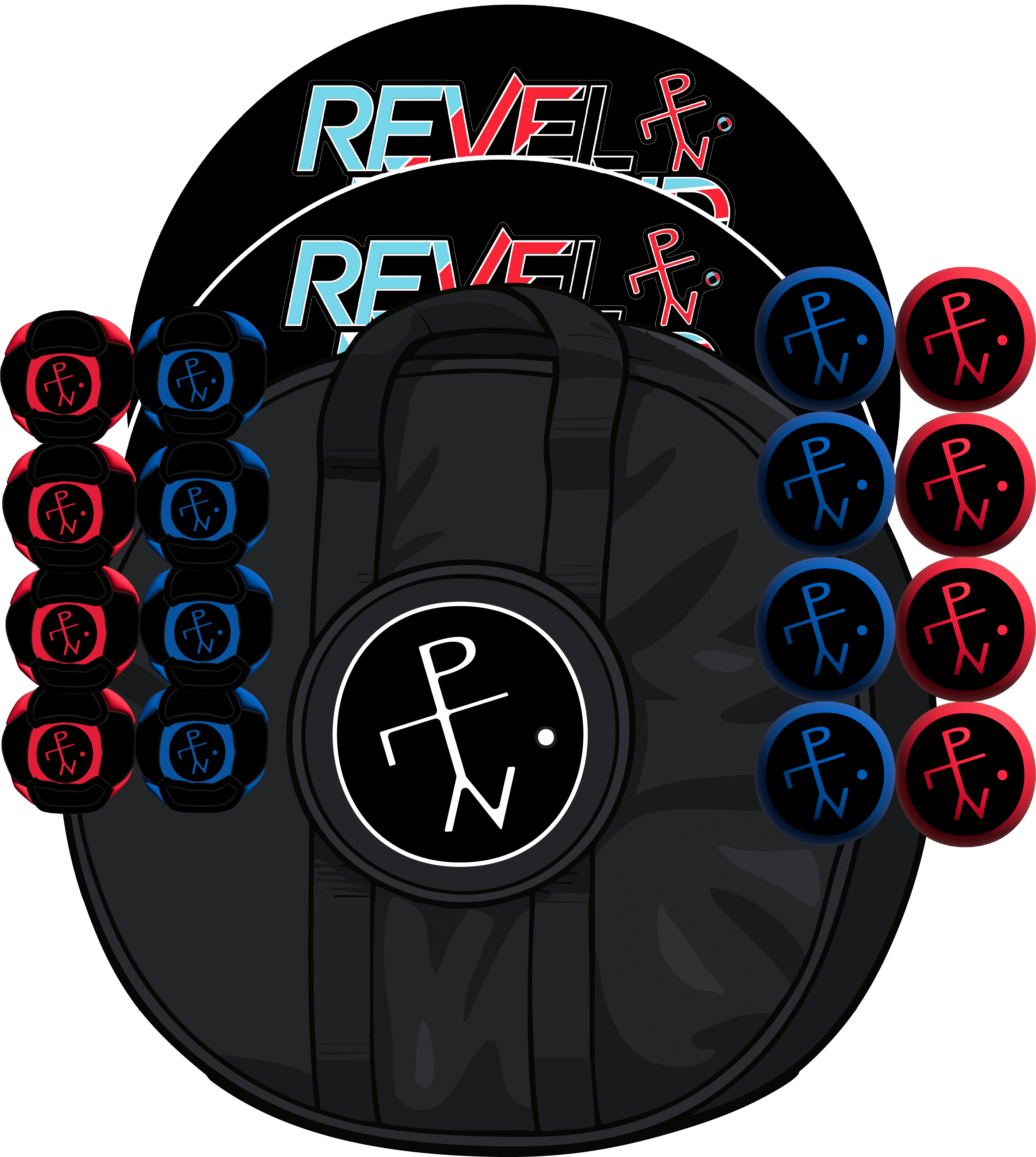 ⚫️ Original+ | Red/Blue
