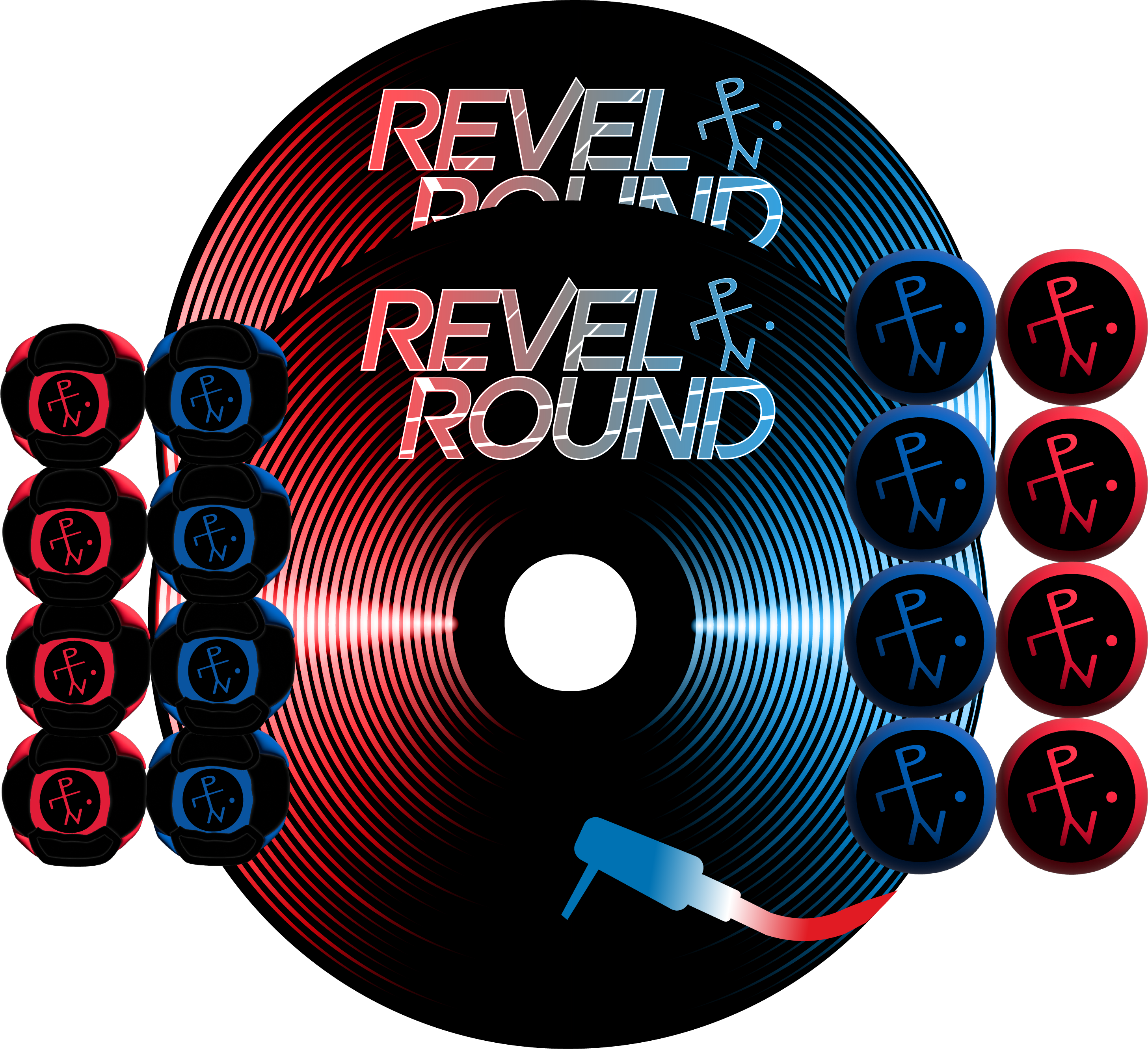💿 Turntable Edition | Red & Blue Remix