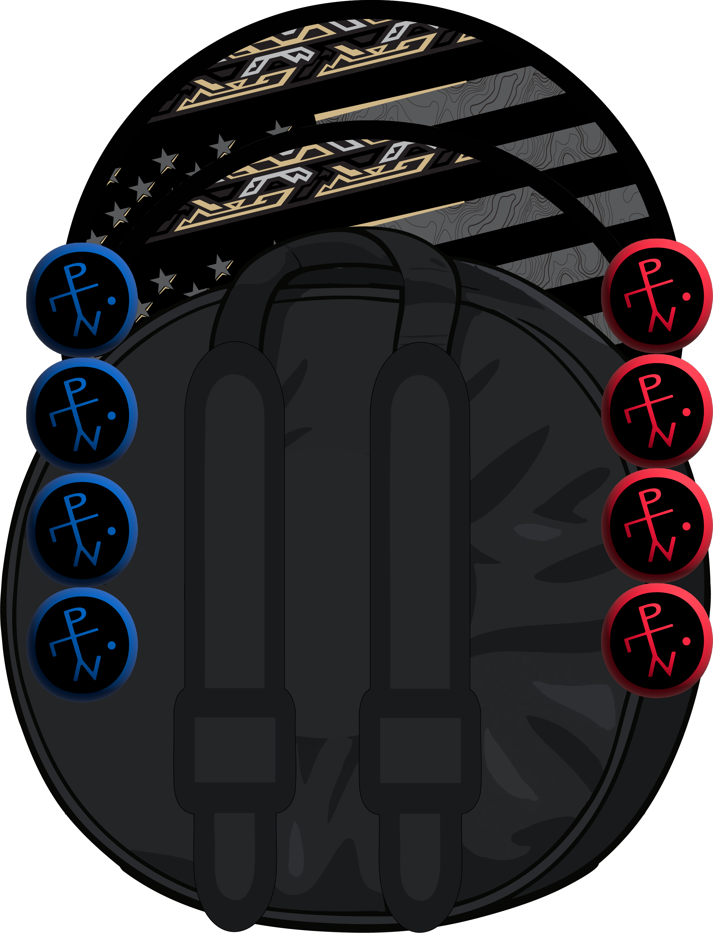 🇺🇸 American Swag Black/Gold