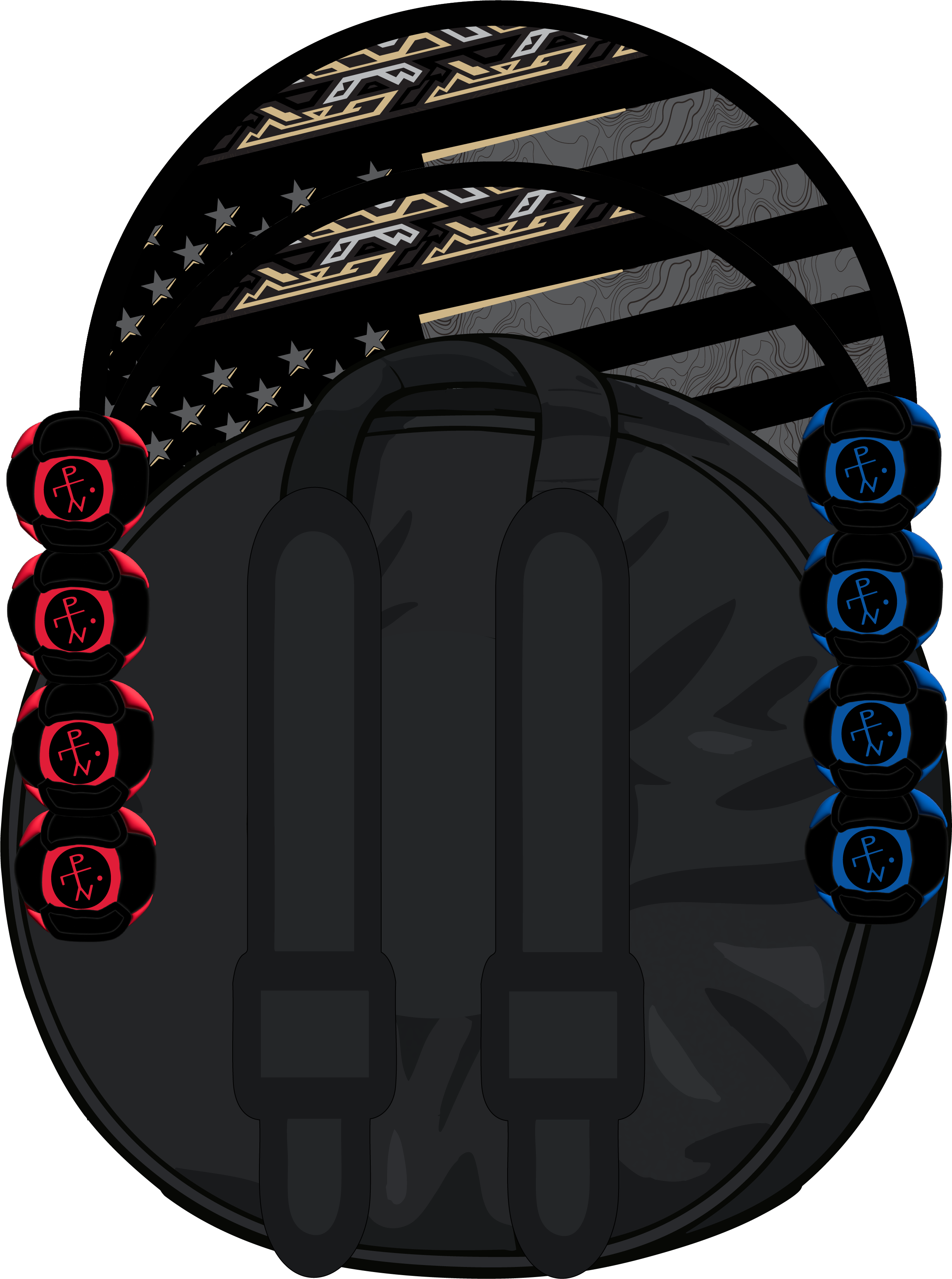 🇺🇸 American Swag Black/Gold