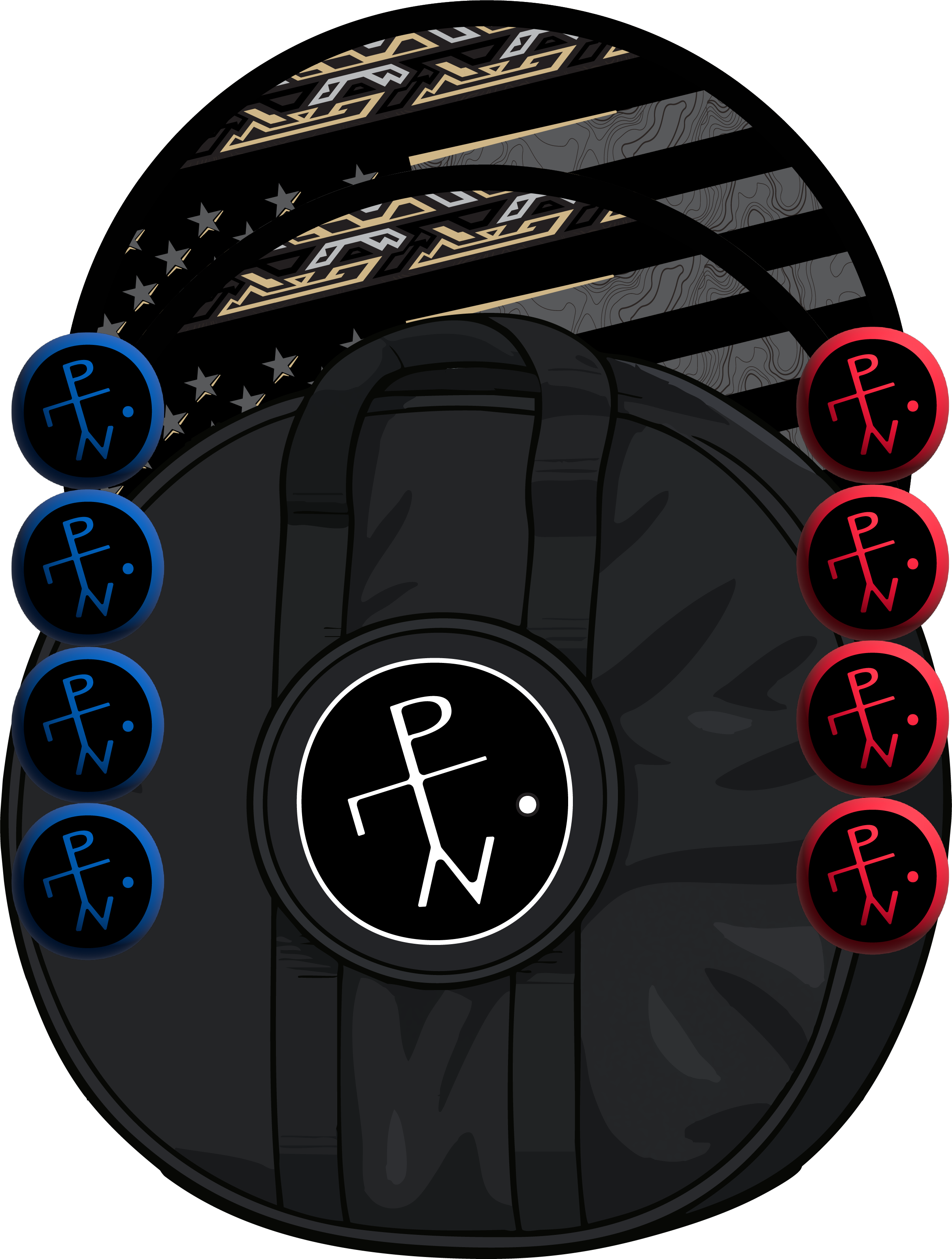 🇺🇸 American Swag Black/Gold