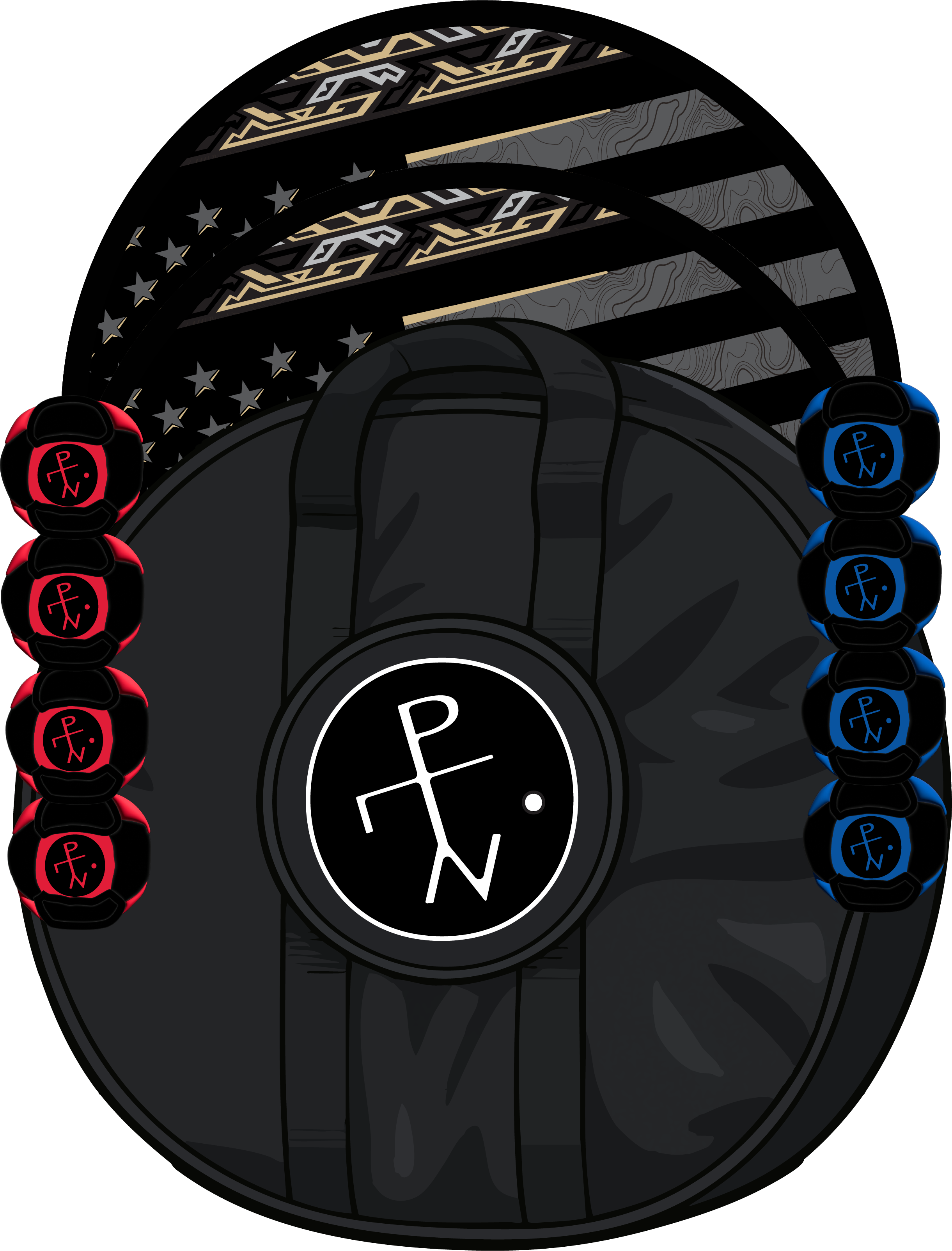 🇺🇸 American Swag Black/Gold