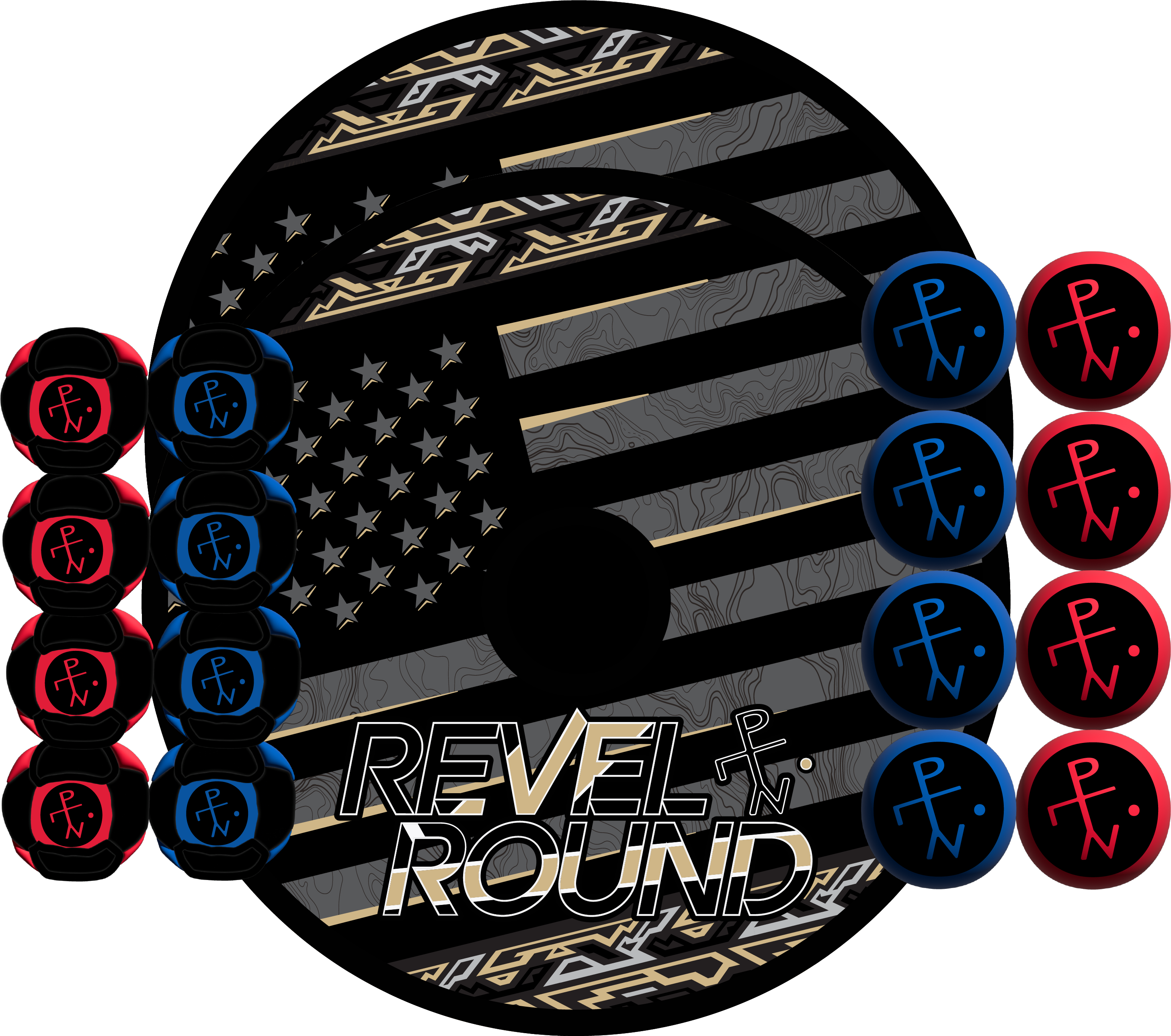 🇺🇸 American Swag Black/Gold