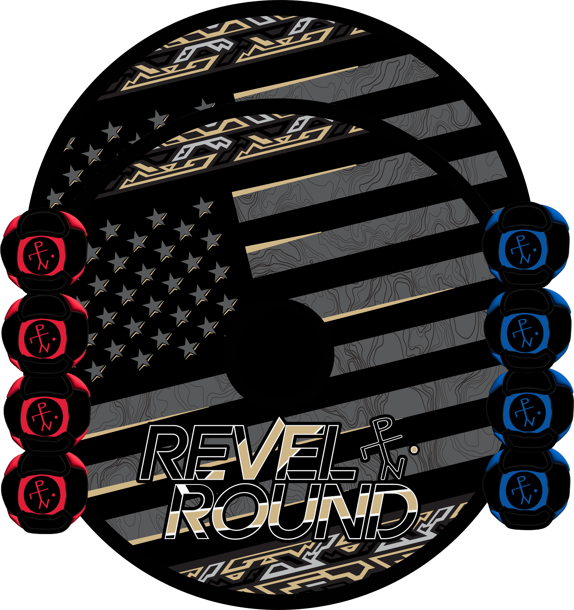 🇺🇸 American Swag Black/Gold