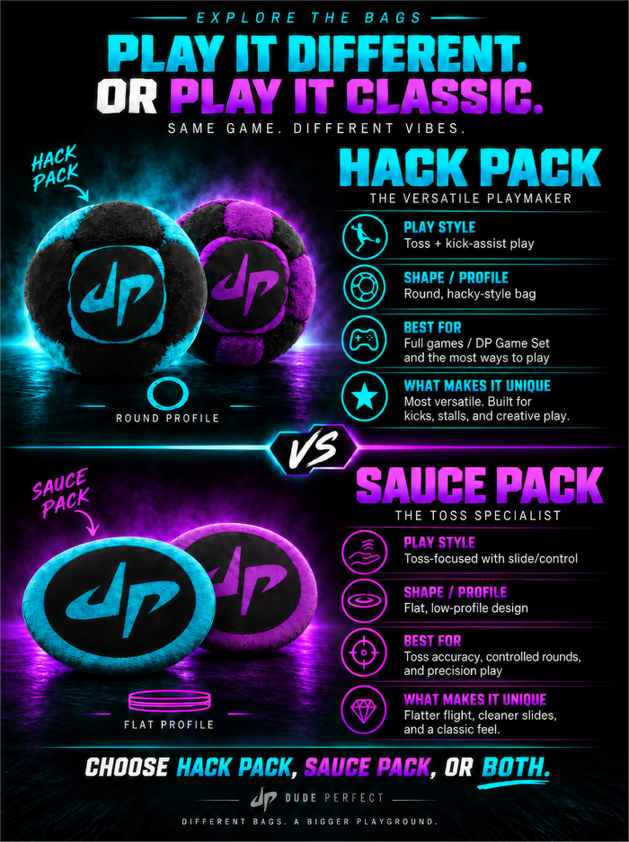 Hack Pack vs Sauce Pack