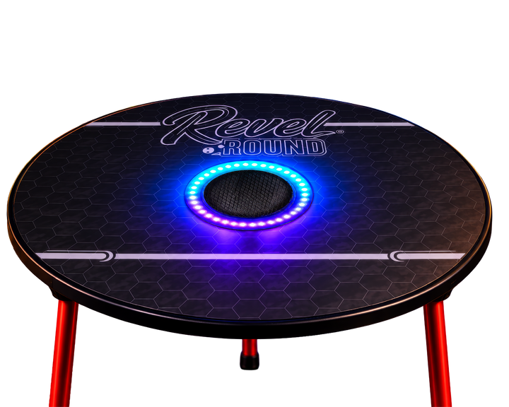 Revel Round LED lighting at night