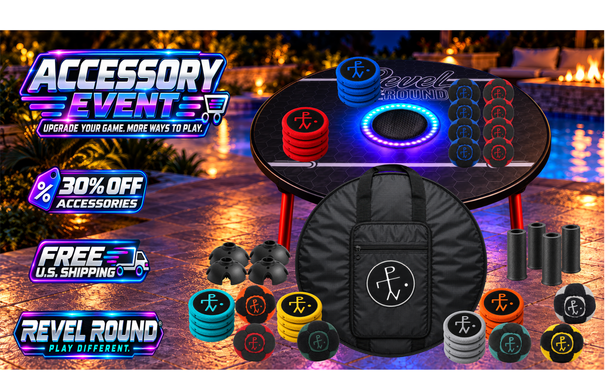 Revel Round Accessory Event - 30% off accessories and free U.S. shipping