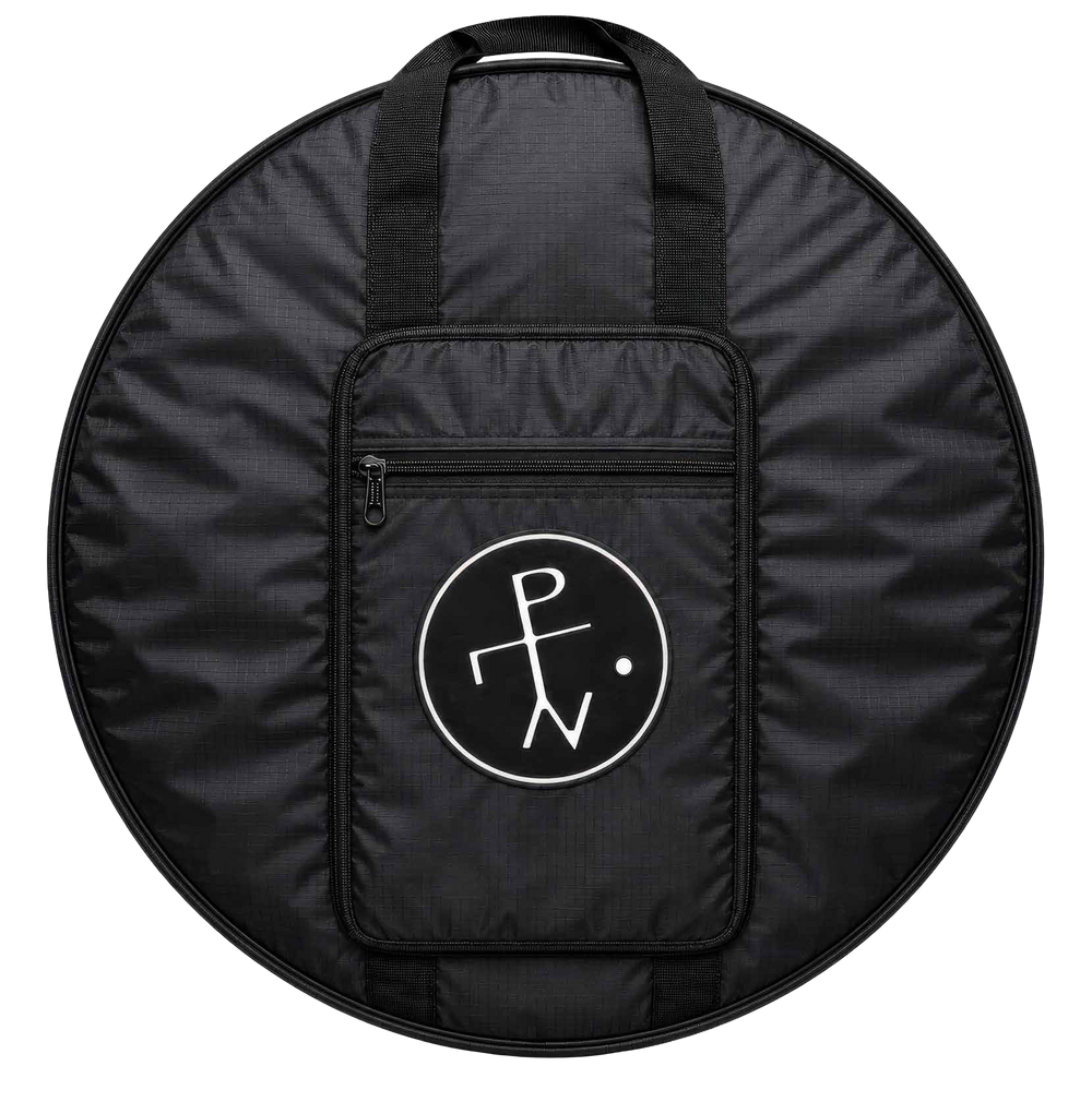 Revel Round carry case with nylon handles and zippered front pocket