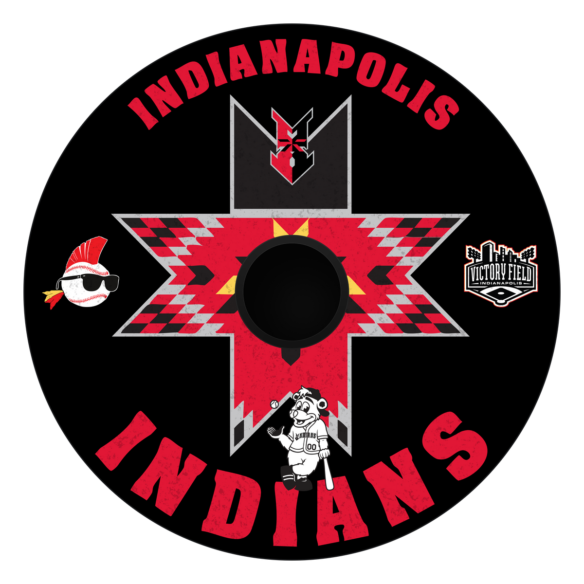 Indianapolis Indians Classic board design