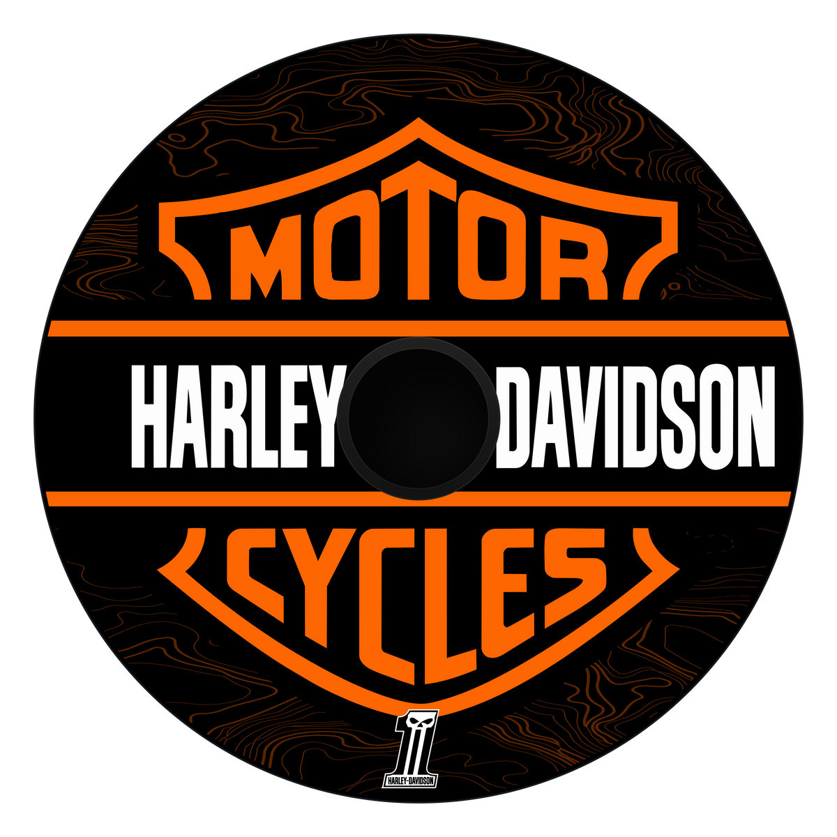Motorcycle Black and Orange Edition — 01 design