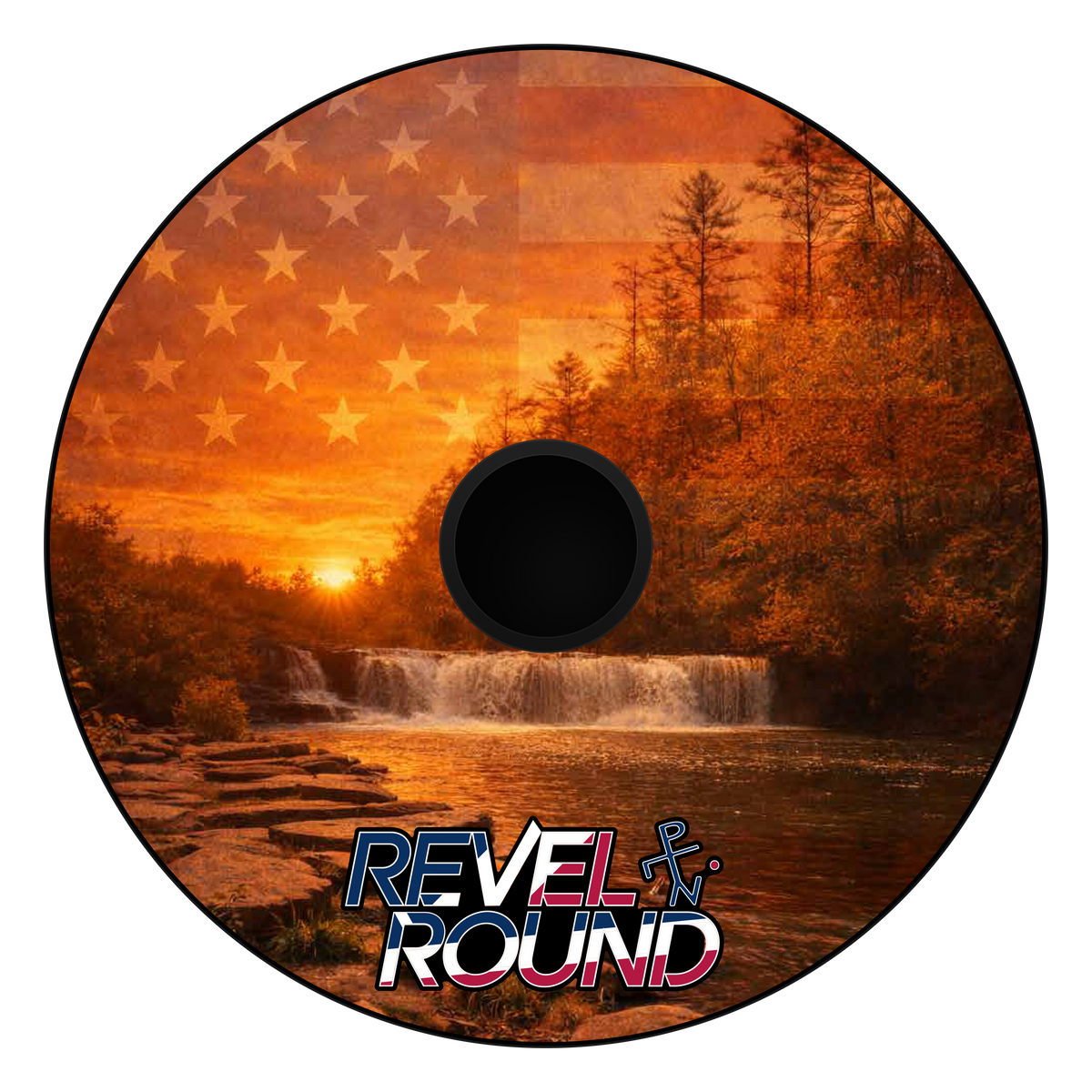 Woodland Sunset Flag Edition — 01 design