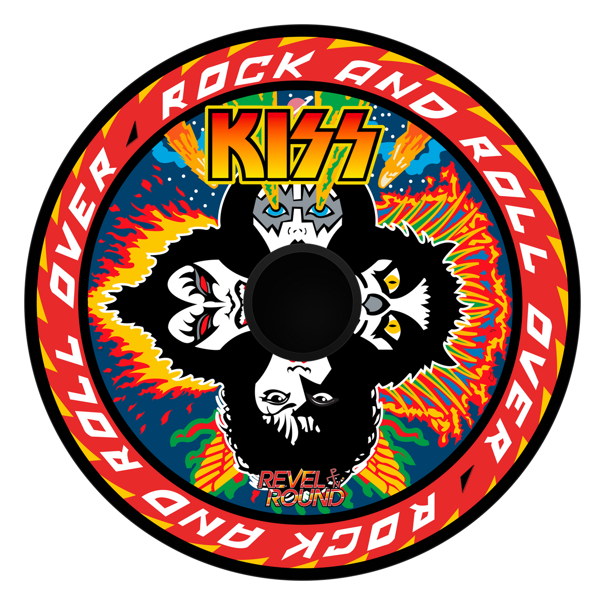 KISS Rock and Roll board design