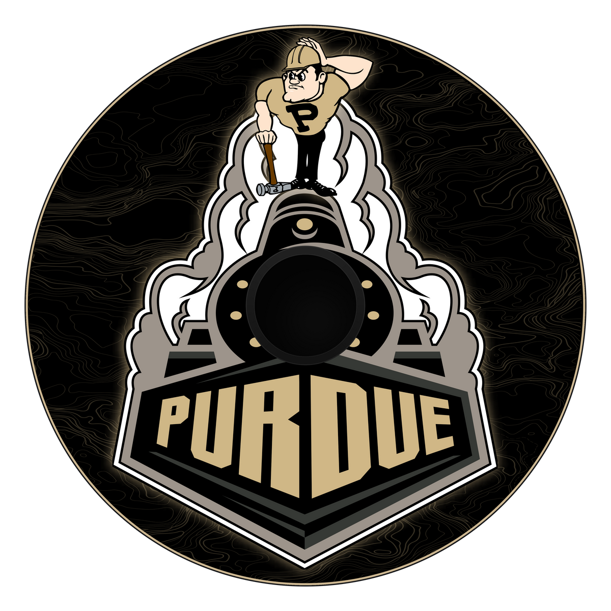 Purdue Black Train board design