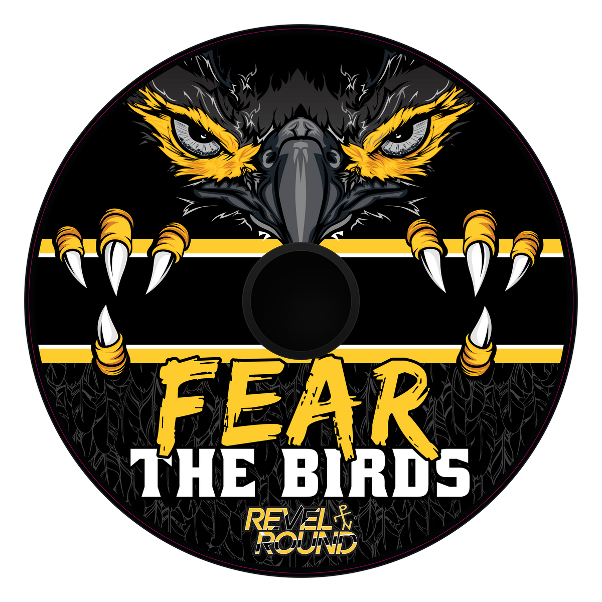 Iowa Fear the Birds board design